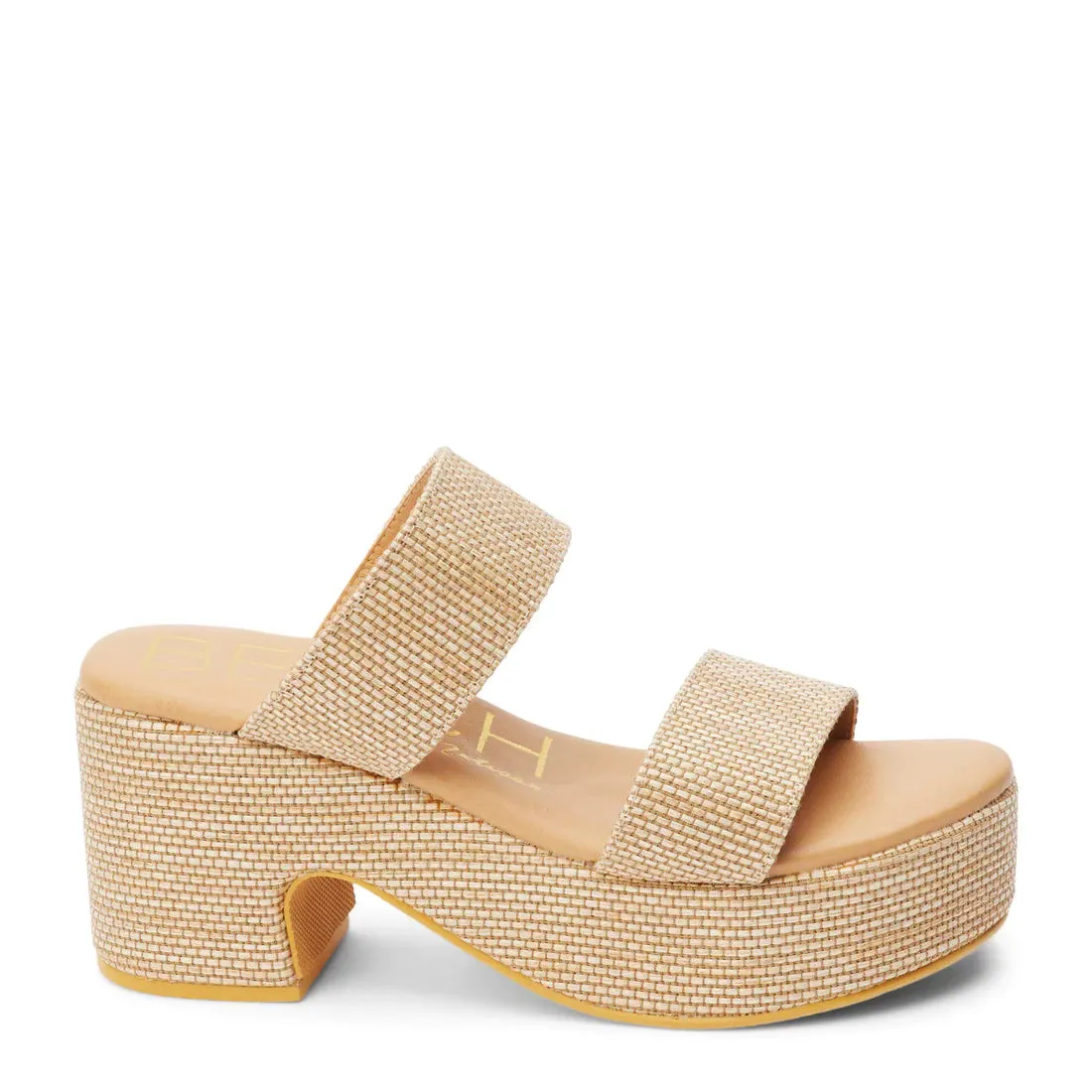 Ocean Ave Platform Sandal-Natural