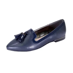 PEERAGE Brenna Women's Wide Width Casual Dress Pointed Toe Leather Flats