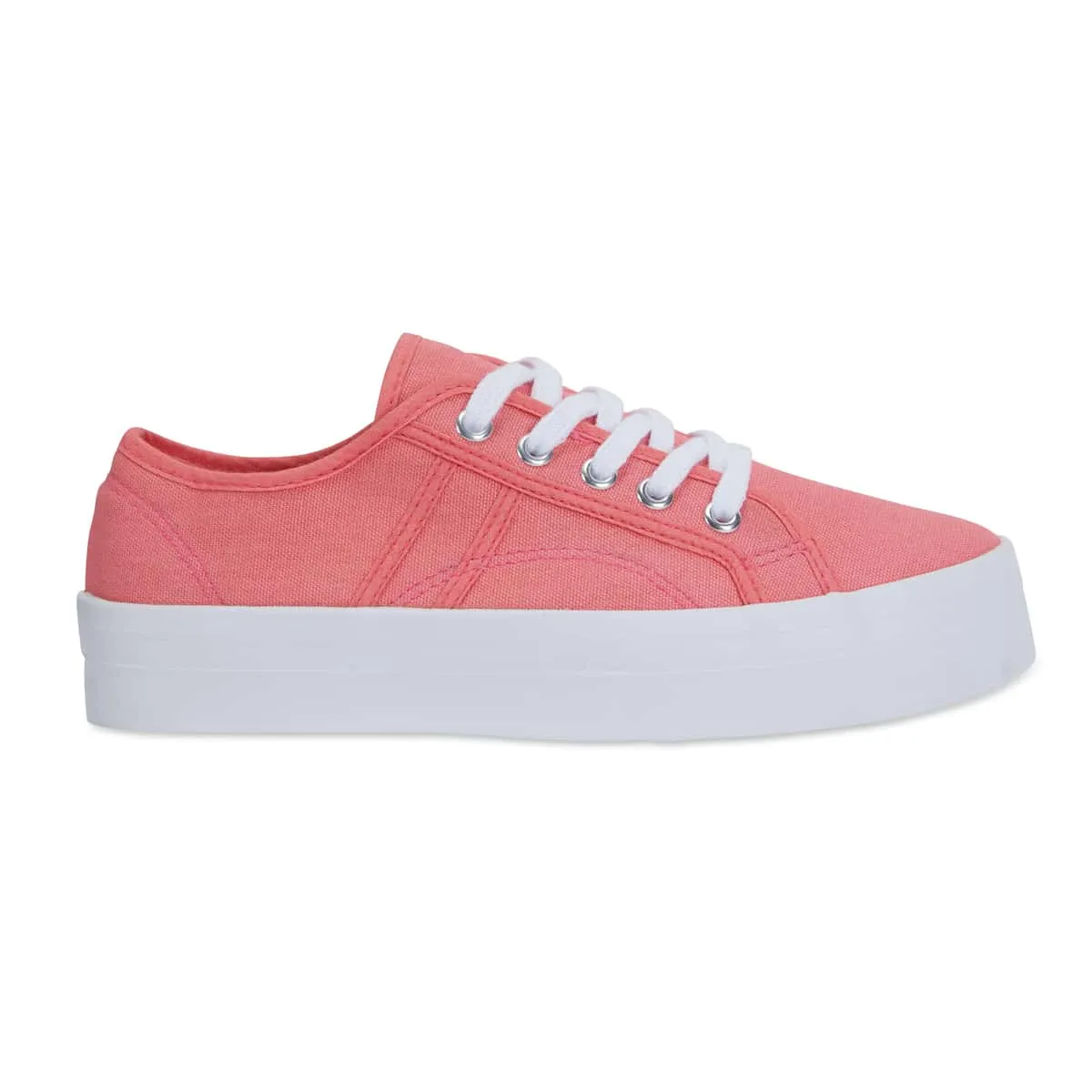 Scott Sneaker in Coral Fabric