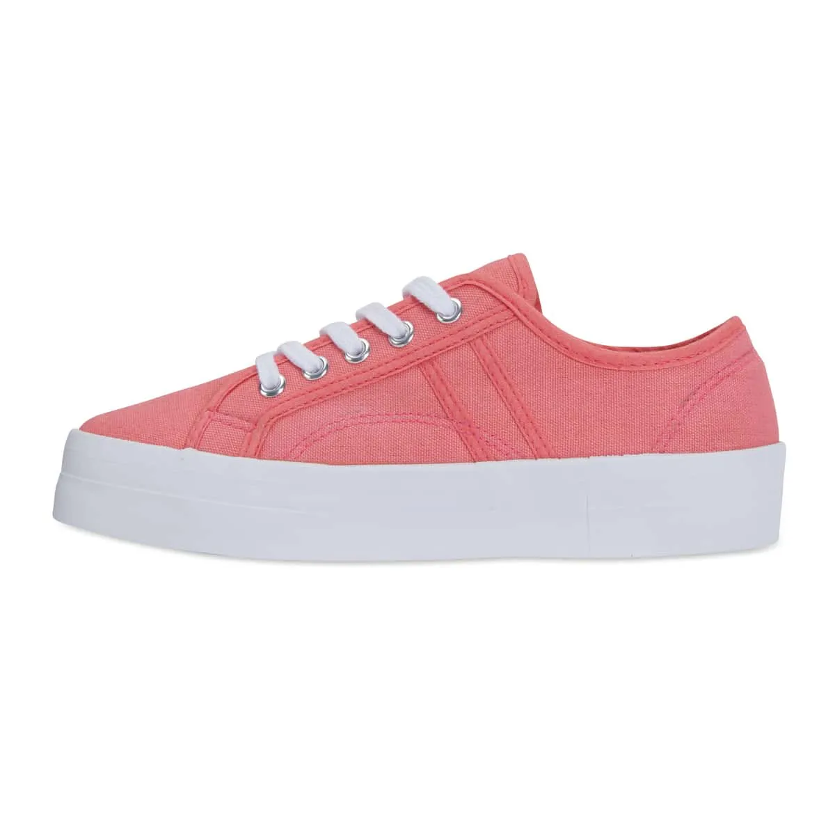 Scott Sneaker in Coral Fabric