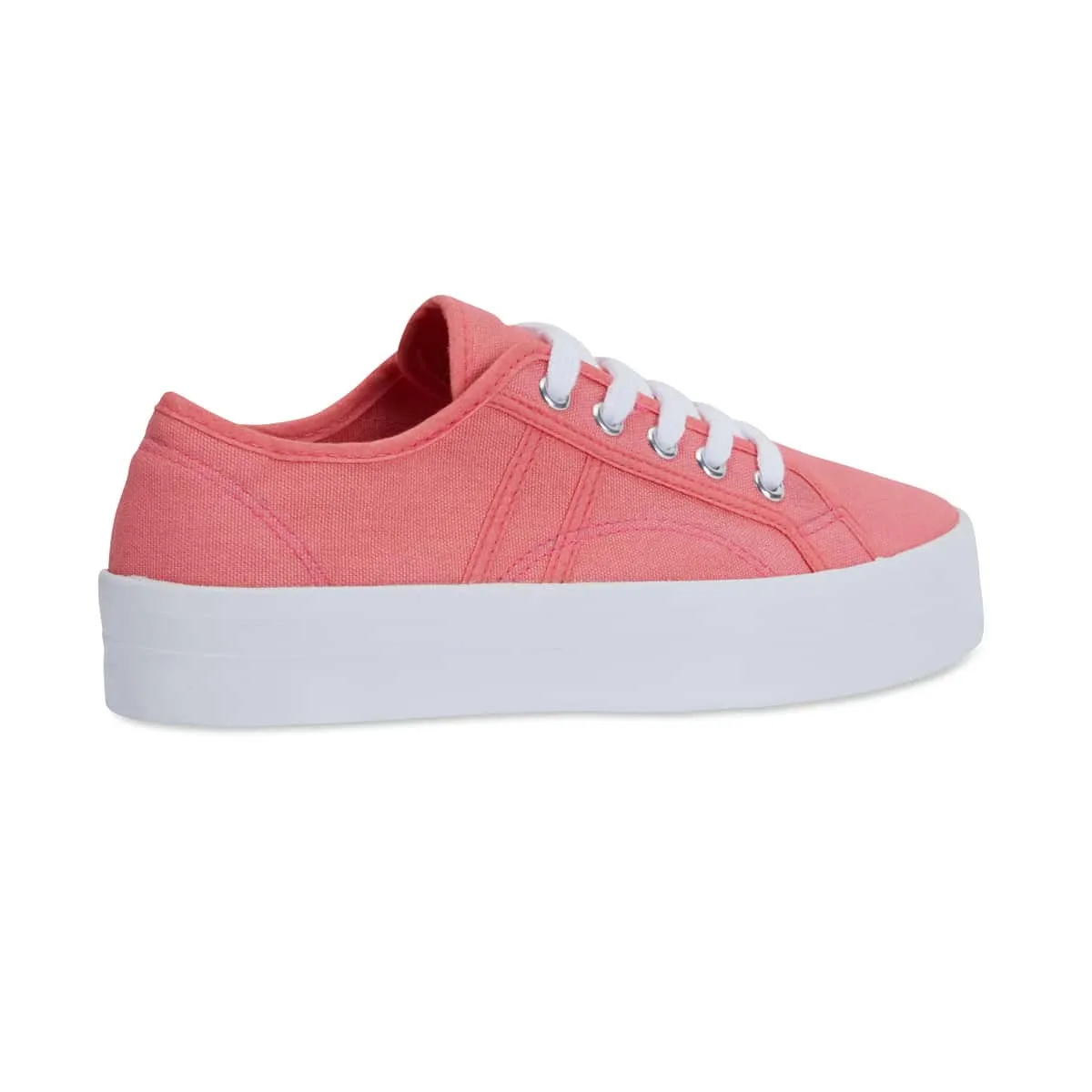 Scott Sneaker in Coral Fabric