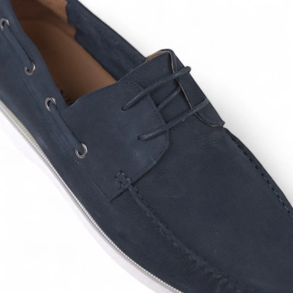 Sigma Navy Boat Shoes