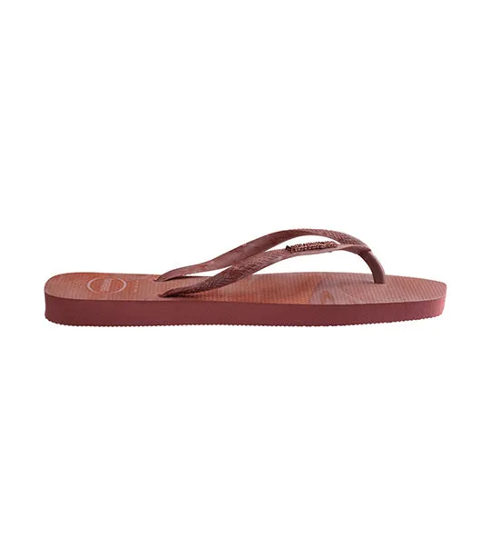 Slim Square Trendy Flip Flops Pau Brasil