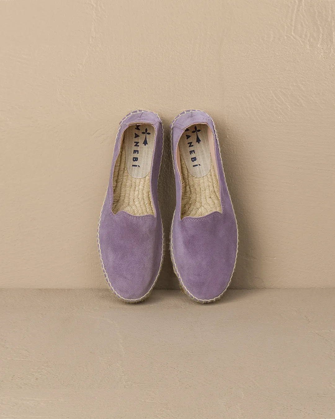 Suede Double Sole Espadrilles - R63D0 - Hamptons Wisteria Lilac