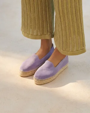 Suede Double Sole Espadrilles - R63D0 - Hamptons Wisteria Lilac