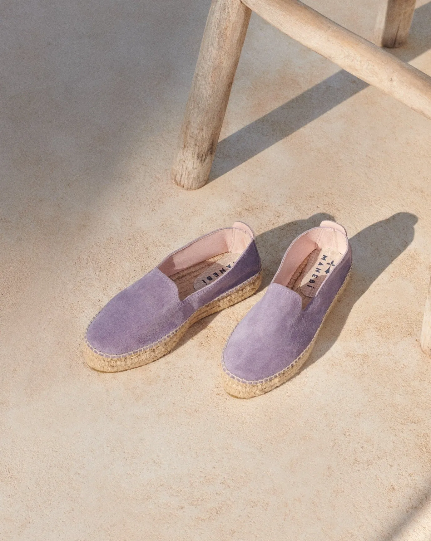 Suede Double Sole Espadrilles - R63D0 - Hamptons Wisteria Lilac