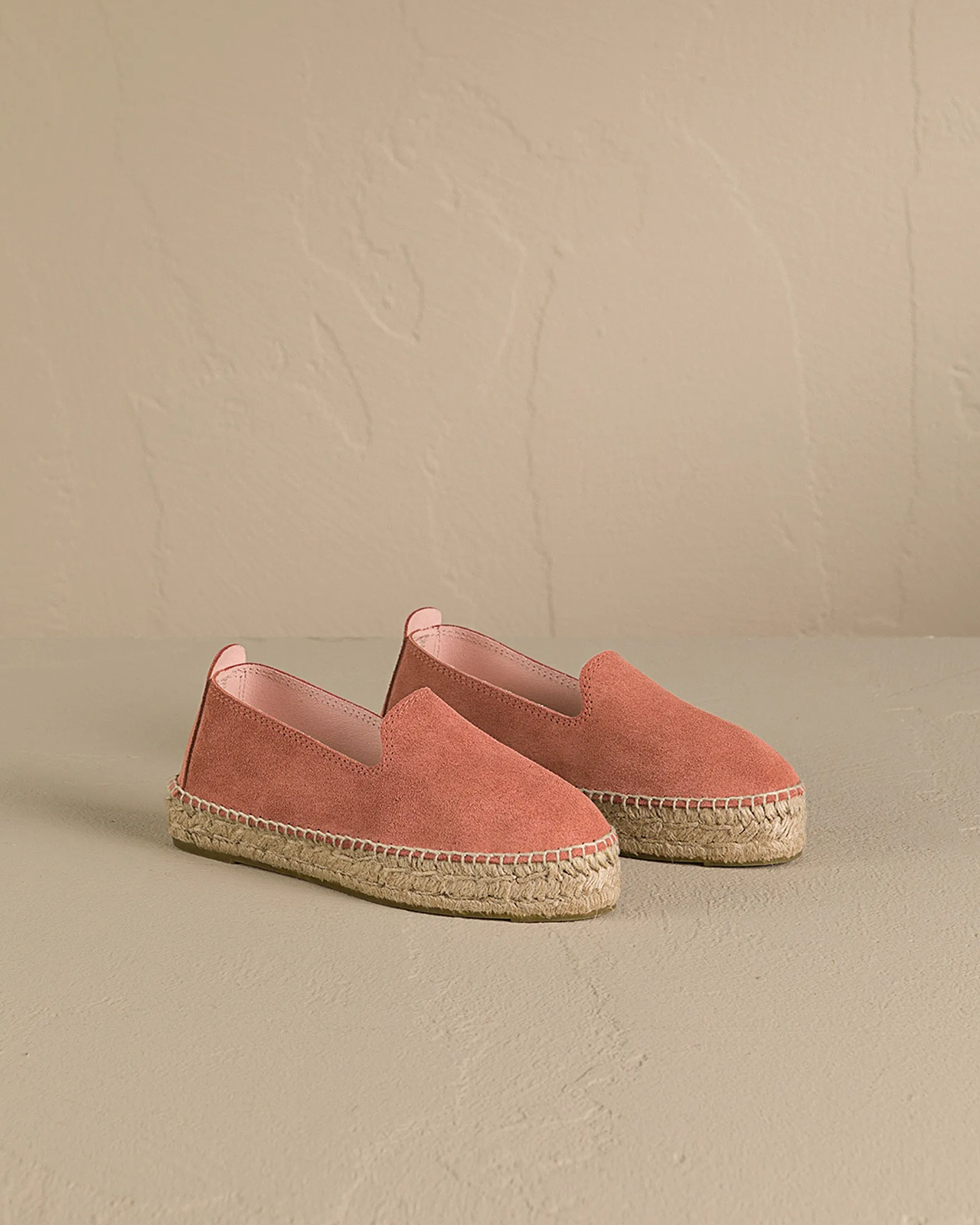 Suede Double Sole Espadrilles - R70D0 - Hamptons Terracotta