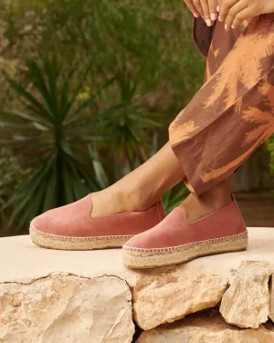 Suede Double Sole Espadrilles - R70D0 - Hamptons Terracotta