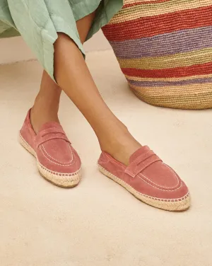 Suede Loafers Espadrilles - R70LW - Hamptons Terracotta