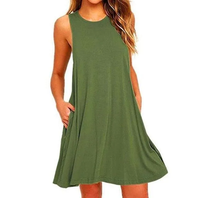 Summer Casual Swing Dress