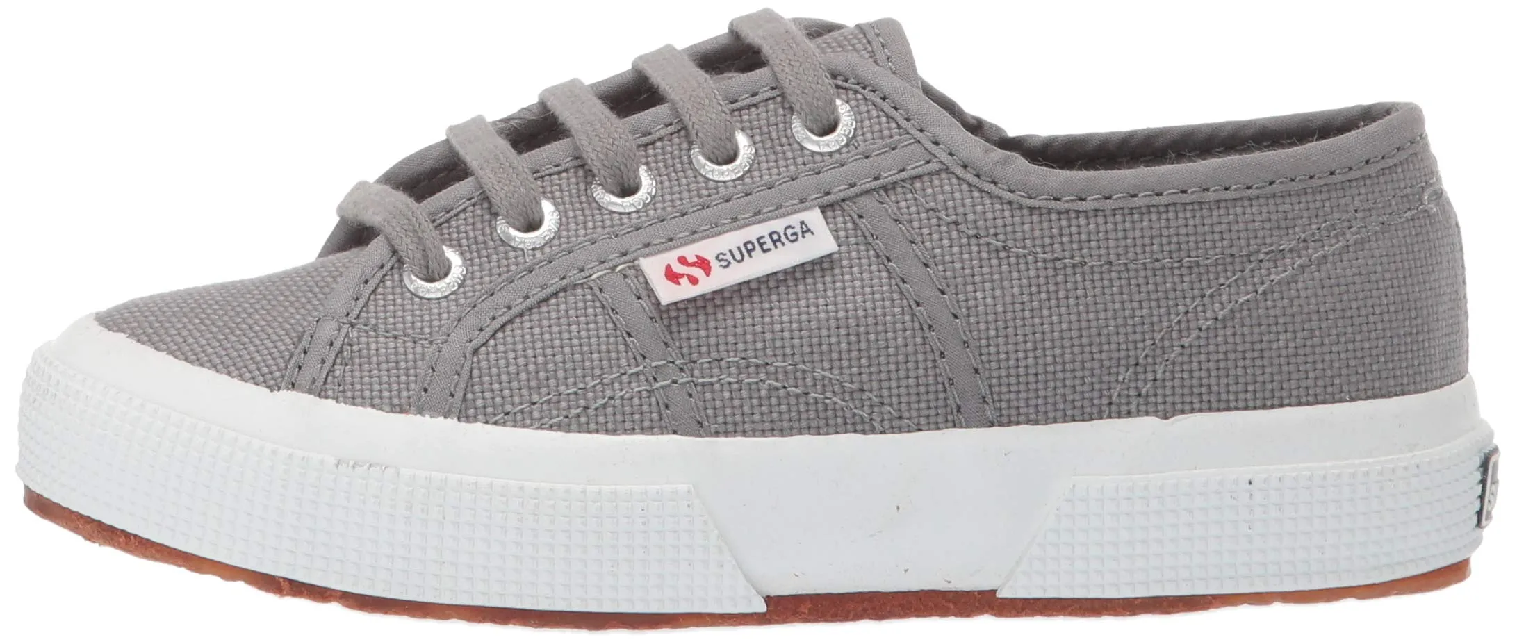 Superga 2750 JCOT Classic Grey Sage Fashion Lace Up White Outsole Sneakers