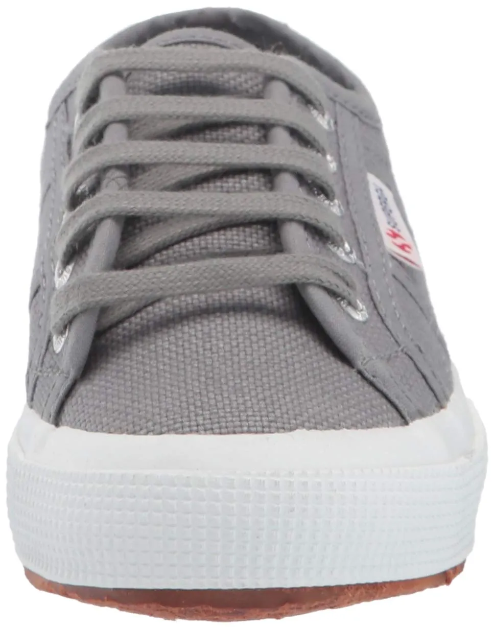 Superga 2750 JCOT Classic Grey Sage Fashion Lace Up White Outsole Sneakers