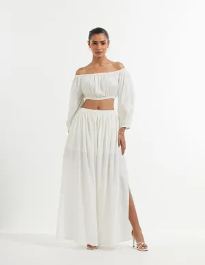 White Marae Skirt