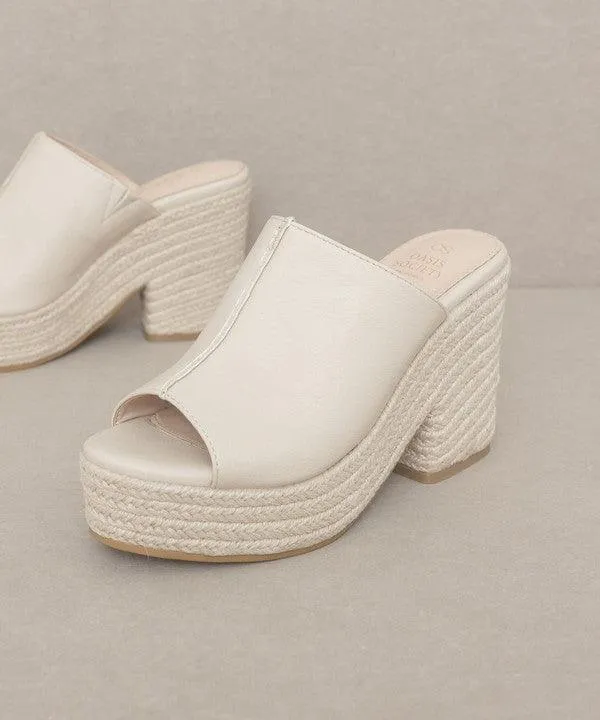 Womens Shoes Style No. Melissa - Espadrille Platform Slide