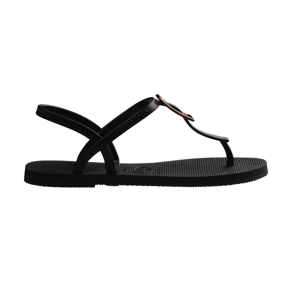 You Paraty Buckle Turtle Flip Flops