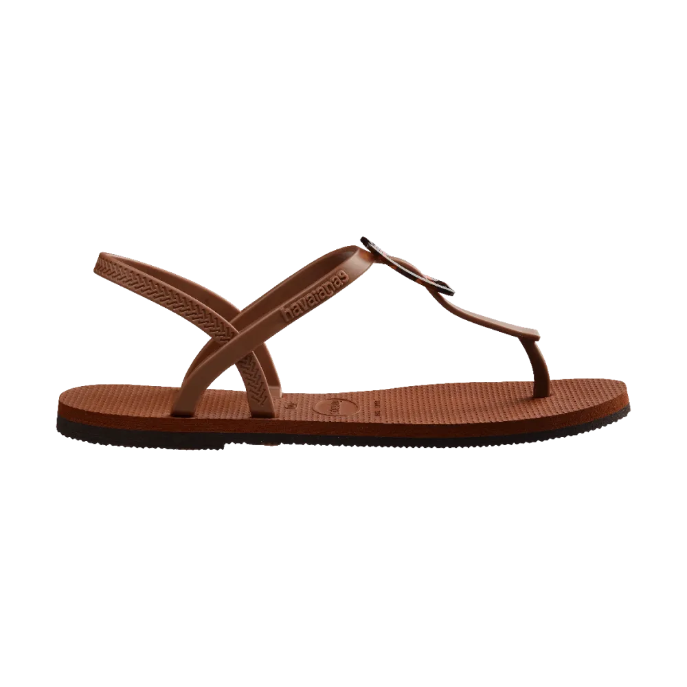 You Paraty Buckle Turtle Flip Flops