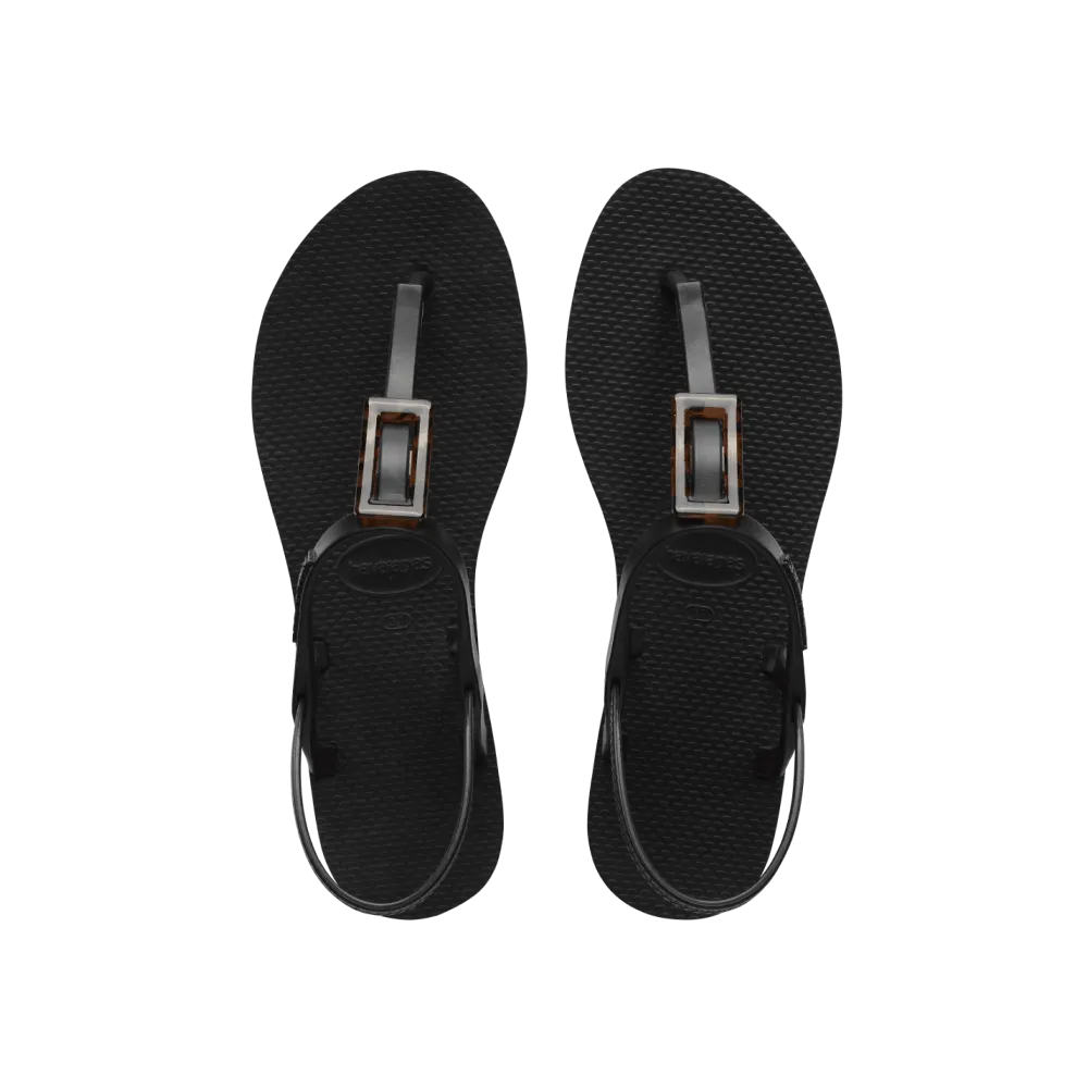 You Paraty Buckle Turtle Flip Flops